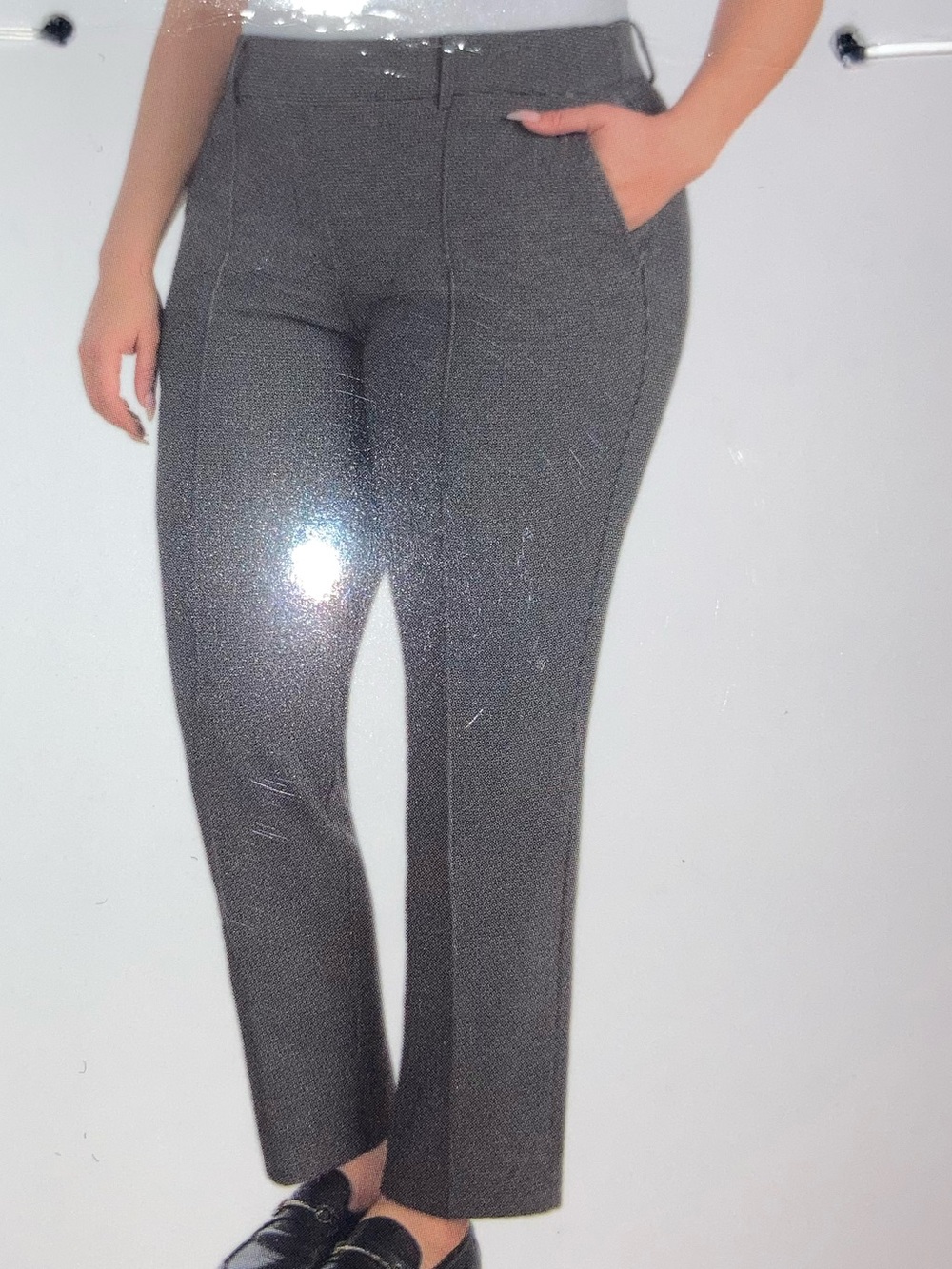 2 pr Hilary Radley Straight Leg Dress Pants in Charcoal Gray XXL NWT  Reseller